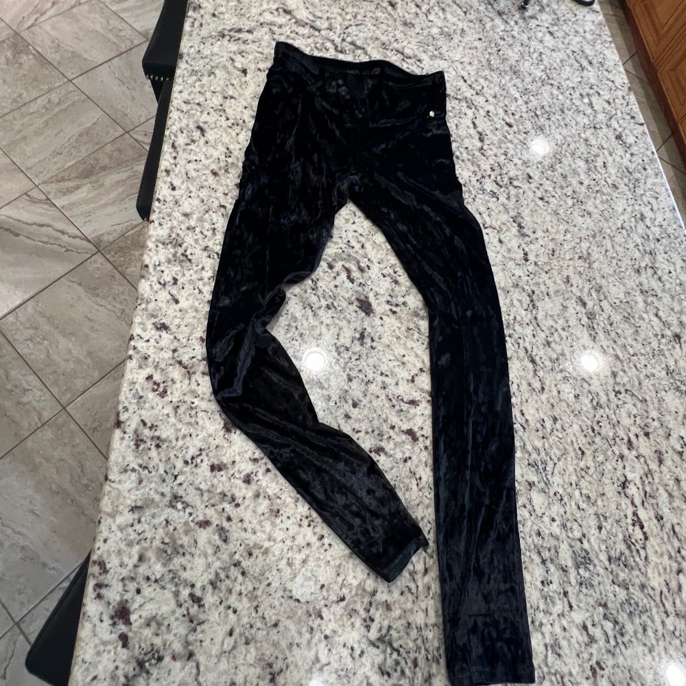 Fabletics crushed velvet leggings XL